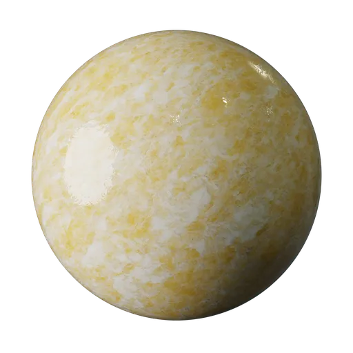 High-resolution golden amber marble PBR texture for realistic 3D rendering in Blender and other 3D software.
