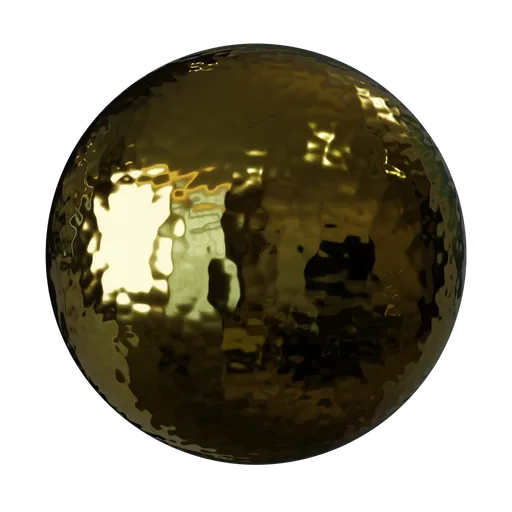 Hammered antique gold
