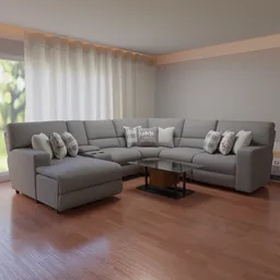 Gray Sectional Sofa