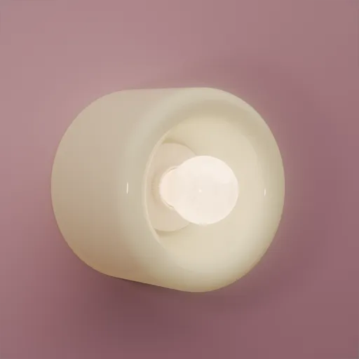 Round Glass Lamp