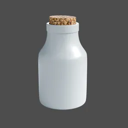 White Ceramic Jar