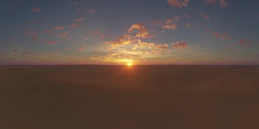 Sunset over Sand Dunes