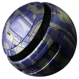 Scifi Space Panel Blue