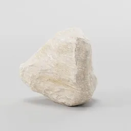 Low-poly 3D rock model with realistic 2k PBR texture, suitable for Blender environmental design.