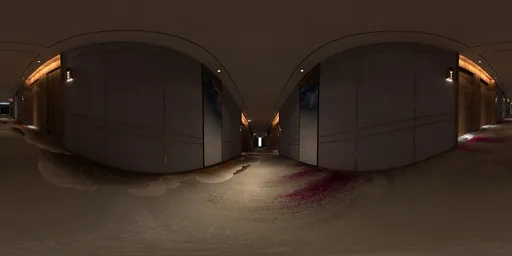 Hotel walkway