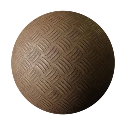 Rusty Metal Floor Pattern