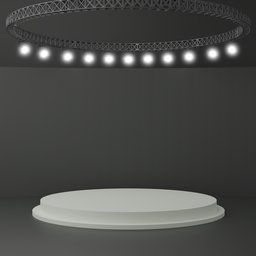 Dark Studio Podium