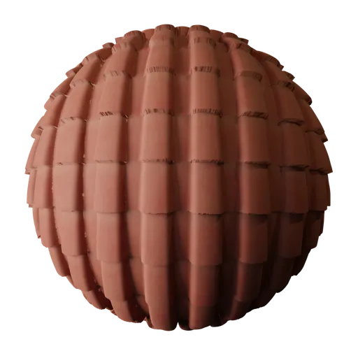 Procedural Terracotta Roof Tiles