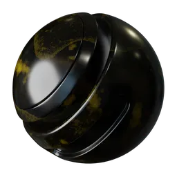 Black and Gold Marble