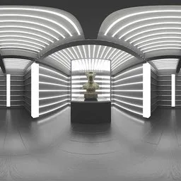 Futuristic Light Tunnel HDRI