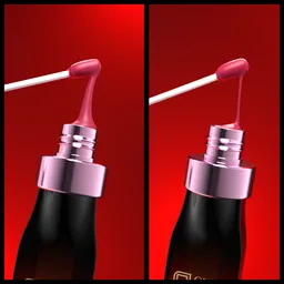 lquid lpstick drop animation