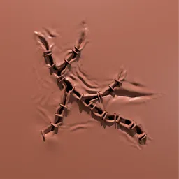 Deep Scar with Stitches