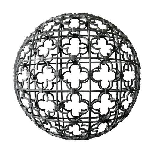 Metal Grid Clover