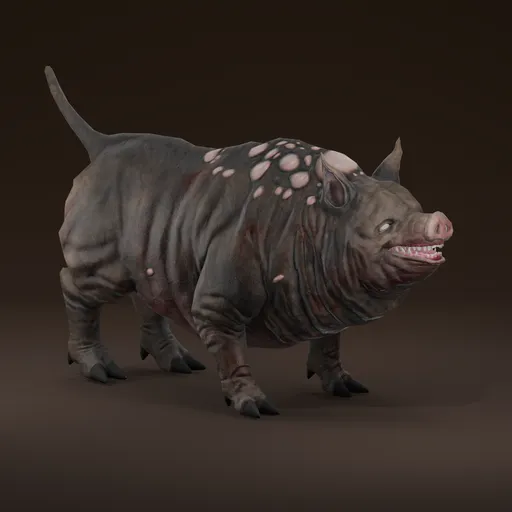 Maneater Pig - Rigged