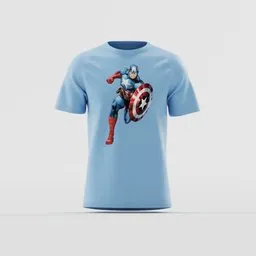 Electric Blue Fluid Print