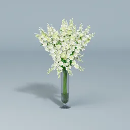Delphinium Arrangement in Vase