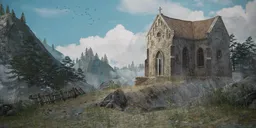 Old church in the mountains
