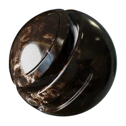 Procedural Emperador Dark Marble