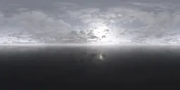 Scattered cold clouds sky