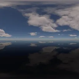Sea, sky, clouds, sun