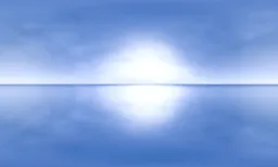 Serene Blue Horizon Sky