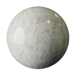 High-quality Oyster Gray Marble PBR texture for 3D Blender projects, realistic surface shading.