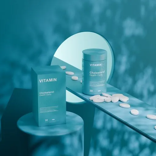 Vitamin packaging Scene setup