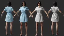 Shirt Dress Female Characte
