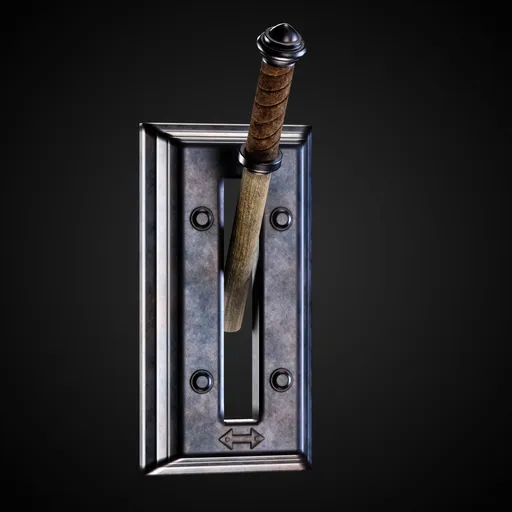 Mechanical Lever Game-Ready + 4K Textures | BlenderKit Series
