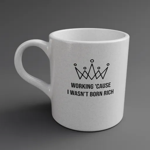 Personalized white ceramic mug