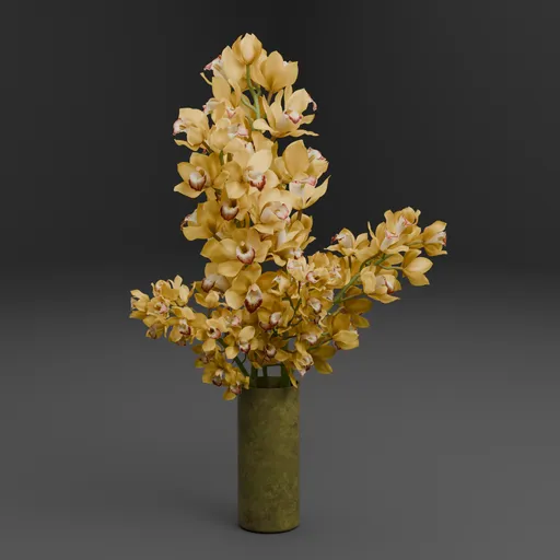 Yellow Orchid Bouquet