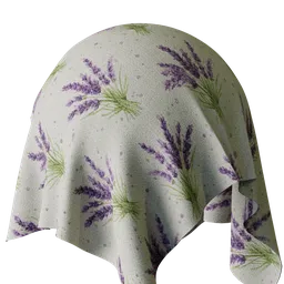 Lavender Print Wool
