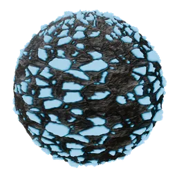 Glowing Crystal Rock