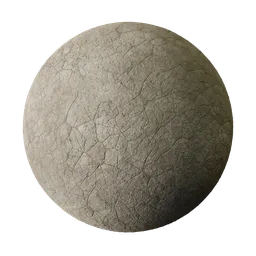 High-resolution realistic dry cracked earth texture, ideal for 3D PBR rendering in Blender and similar applications.