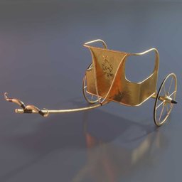 Gold Egyptian Chariot