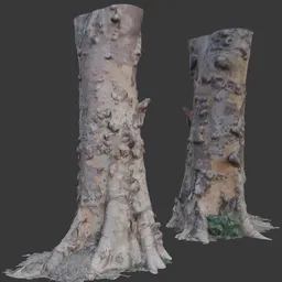 Tree Trunk Scans