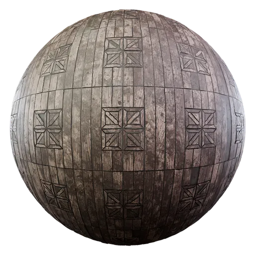 Old wooden painted floor material