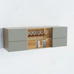 Upper kitchen cabinet