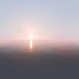 Golden Hour Over Sea