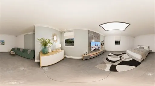 Modern Bedroom Living Room