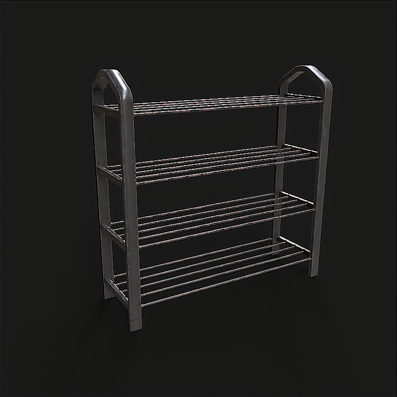 Shoe Rack | Wardrobes models | BlenderKit