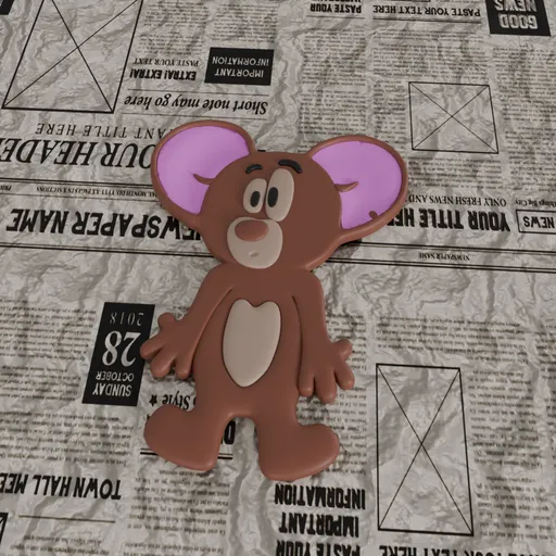 Flatten Jerry bookmark