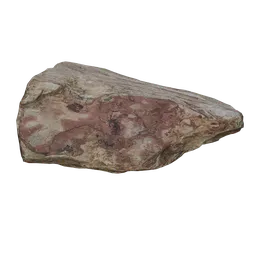 Highly detailed 3D rock model showcasing advanced texturing and shading, suitable for Blender renderings.