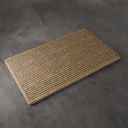 Straw rug carpet
