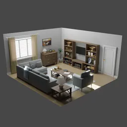 Low Poly Room