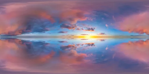 Infinite Sky - Puffy Pink Cloud Sunset