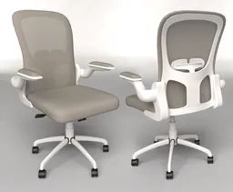 Ergonomic swivel task chair