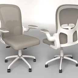 Ergonomic swivel task chair