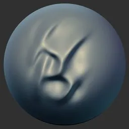 3D sculpting brush creating detailed fabric wrinkles, ideal for shirt collars in Blender models