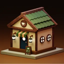 Stylized Coffee Shop